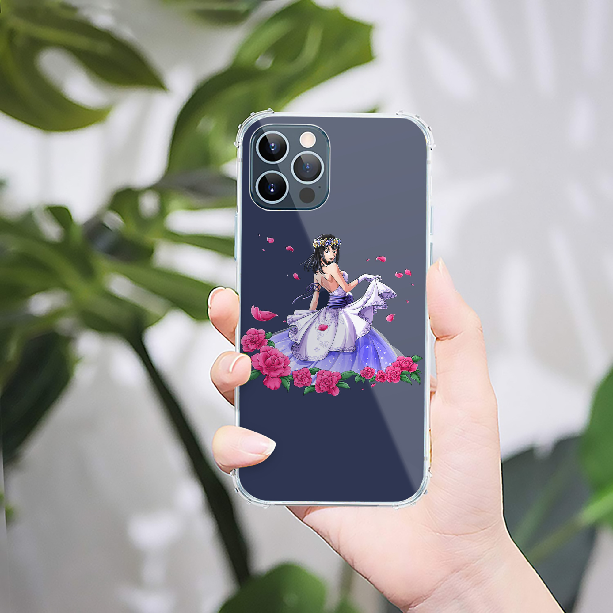 （画像用） ワンピース ニコ・ロビン ONE PIECE Nico Robin 【iPhone 12シリーズ対応】透明スマホケース（クリアソフトケース）